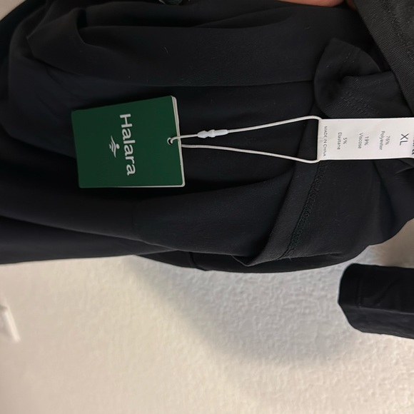 Halara Deep V Neck Long Sleeve Stacked Ruched Maxi Casual Dress - Picture 9 of 10